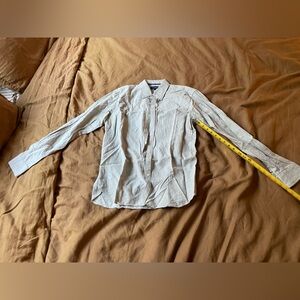 Men's Casual Button Down Shirt - Cream